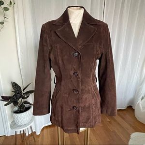 Vintage suede blazer